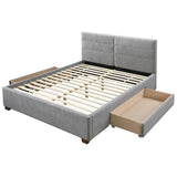 Platform Queen Storage Bed - Emilio