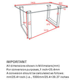 Edmonton Furniture Store | Rectangular Dining Table Set in Black Base - Franco/Olly