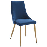 Velvet Upholstery Dining Chair - Carmilla