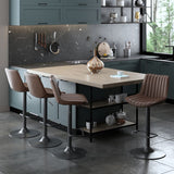 Adjustable Height Air-Lift Swivel Stool - Kosi