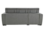 Reversible Sectional w.Storage Chaise and Pull-Out Ottoman - 99033
