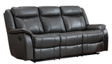 Edmonton Furniture Store | Leather Gel Recliner Sofa - 99926