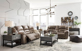 Upholstery Manual Recliner Loveseat w. Console - Stoneland