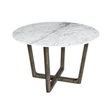 Rectangle Marble Top Dining Table -  Aura 83 inch