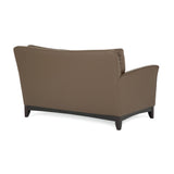 Palliser Custom Loveseat with Wood Base and Sweet Heart Back - India