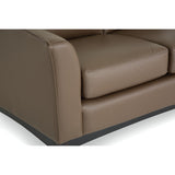 Palliser Custom Loveseat with Wood Base and Sweet Heart Back - India