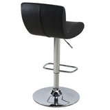 Gas Lift Stool in Black - Silvio
