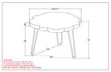 Natural Color Coffee Table - Nila