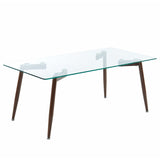 Edmonton Furniture Store | Modern Glass Top Coffee Table - Abbot