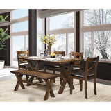 Live Edge Dining Bench - 5020