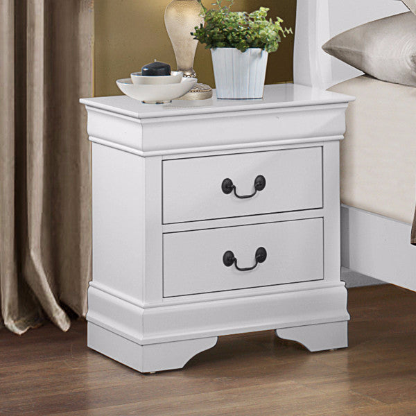 White Color Nightstand - 2147