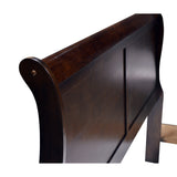 Cherry Color Wood King Bed - 2147