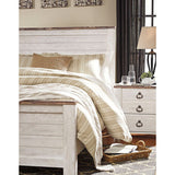 Edmonton Furniture Store | Urban Rustic White Wash Queen Bed - B267