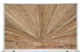 reclaimed solid pallet wood rustic bed