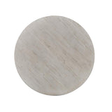 Edmonton Furniture Store | White Wash Rustic Solid Round Dining Table  - Bronwyn