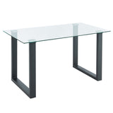 Edmonton Furniture Store | Rectangular Dining Table Set in Black Base - Franco/Lyna