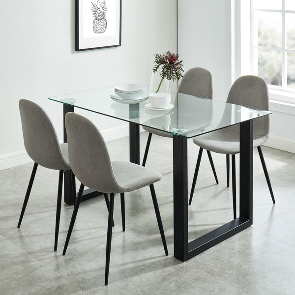 Edmonton Furniture Store | Rectangular Dining Table in Black Base - Franco
