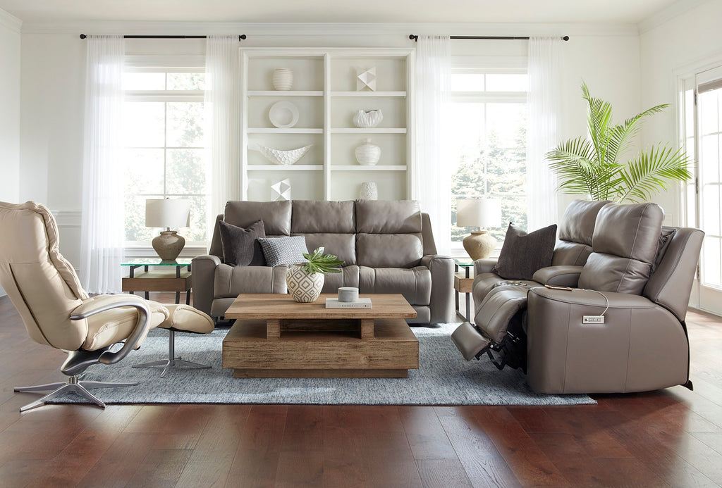 Palliser Custom Made Power Recliner w/ Power HR&Lumbar Sofa -Hastings