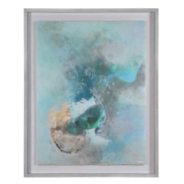 "Aqua Zara" Painting - OL1196