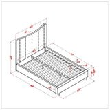 Platform Queen Bed - Rimo