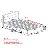 Platform King Storage Bed - Emilio