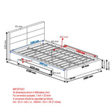 Platform Queen Storage Bed - Emilio