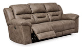 Upholstery Power Recliner Sofa - Stoneland