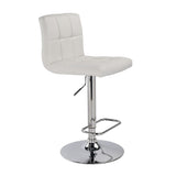 White Color Color Bar Stool - Max