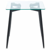 Edmonton Furniture Store | Modern Glass Top End Table - Abbot
