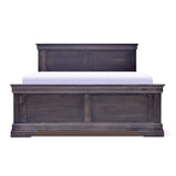 Solid Pine Canadian-Made Queen Storage Bed - Louis Rustique