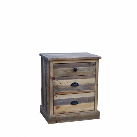 Country 3 Drawers Nightstand- Campestre