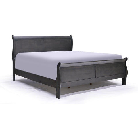 Grey Color Double Bed - 2147