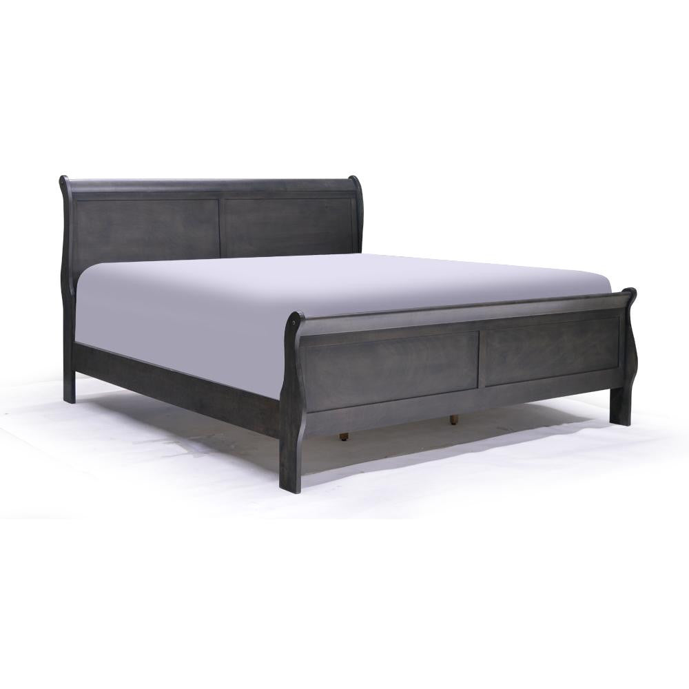 Grey Color Single Bed - 2147