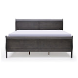 Grey Color King Bed - 2147