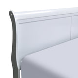 White Color Queen Bed - 2147