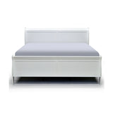 White Color King Bed - 2147