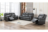 Edmonton Furniture Store | Leather Gel Recliner Sofa - 99926