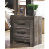 Edmonton Furniture Store | Rustic Gray King Upholstered Poster Bed - B440