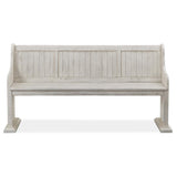 Edmonton Furniture Store | White Wash Rustic Solid Bench  - Bronwyn