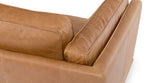 Tan Finish Leather Sofa - White Rock | Edmonton Furniture Store