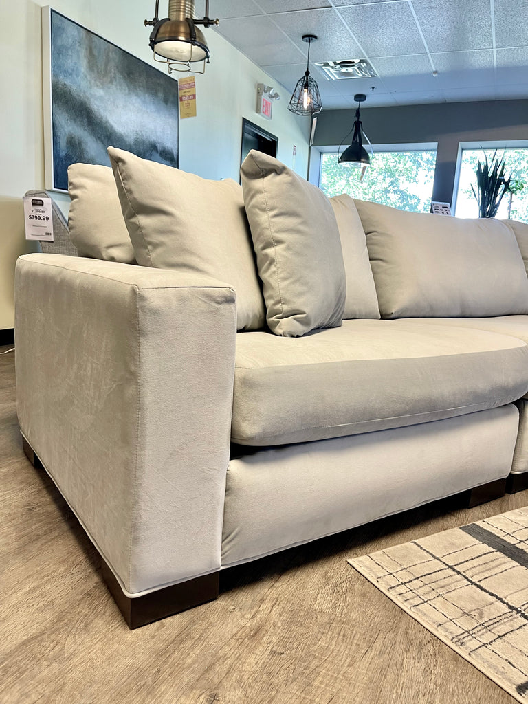 Wide Track Arm Custom Sectional Edmonton Furniture Store Ideal Home