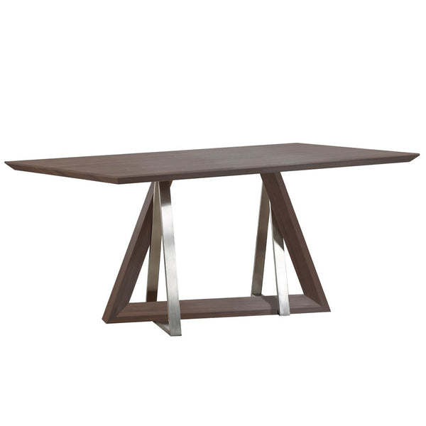 Walnut Color Dining Table - Drake