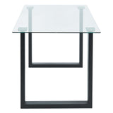 Edmonton Furniture Store | Rectangular Dining Table Set in Black Base - Franco/Lyna