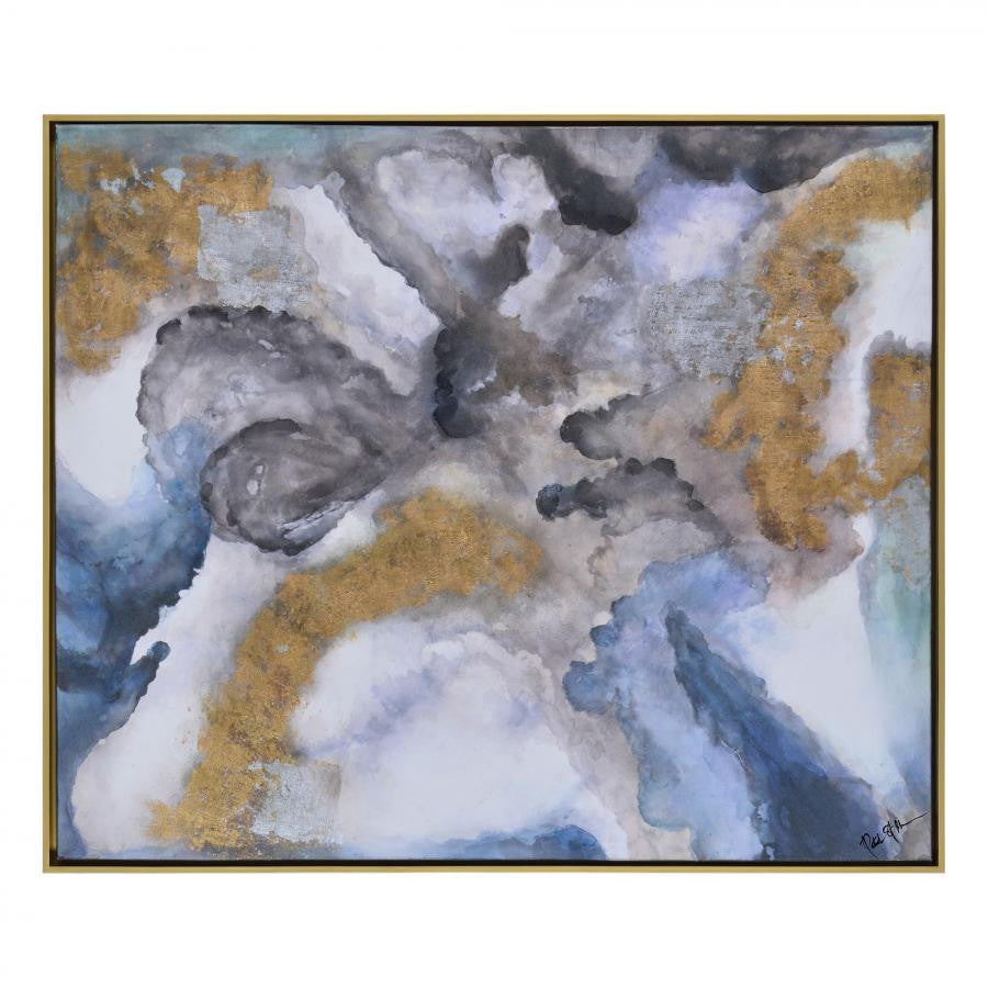 "Winter Storm" Painting - OL1297